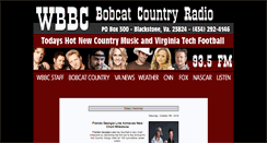 Desktop Screenshot of bobcatcountryradio.com